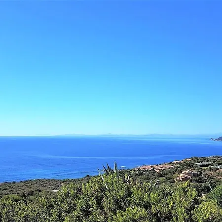 Maison 4 Pieces, Vue Panoramique, Piscine, Climatisation, Pres De Palombaggia 펜션 포르토베쉬오