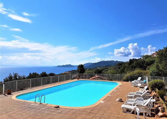 Maison 4 Pieces, Vue Panoramique, Piscine, Climatisation, Pres De Palombaggia Porto Vecchio